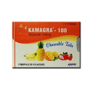 KAMAGRA CHEWABLE 100MG TABLETS