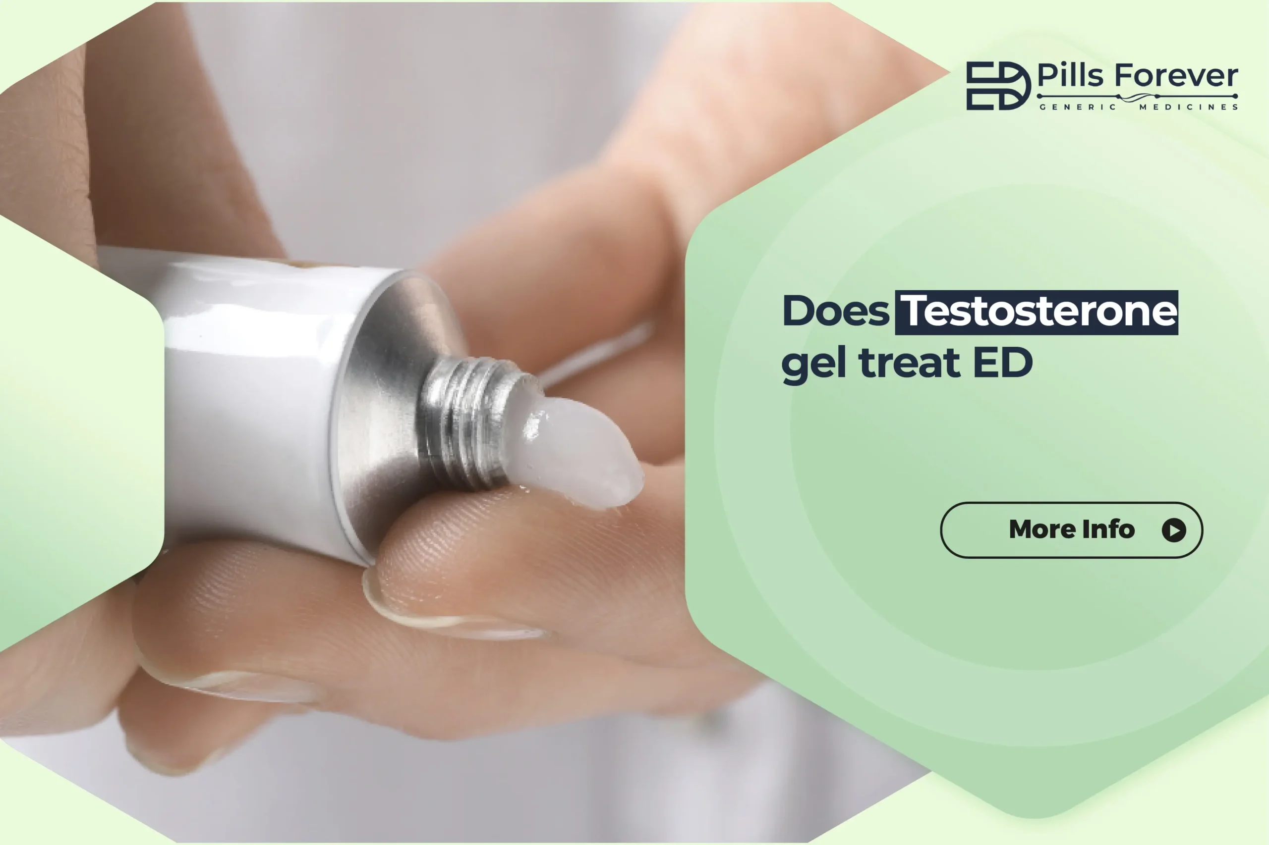 Does testosterone gel treat ED