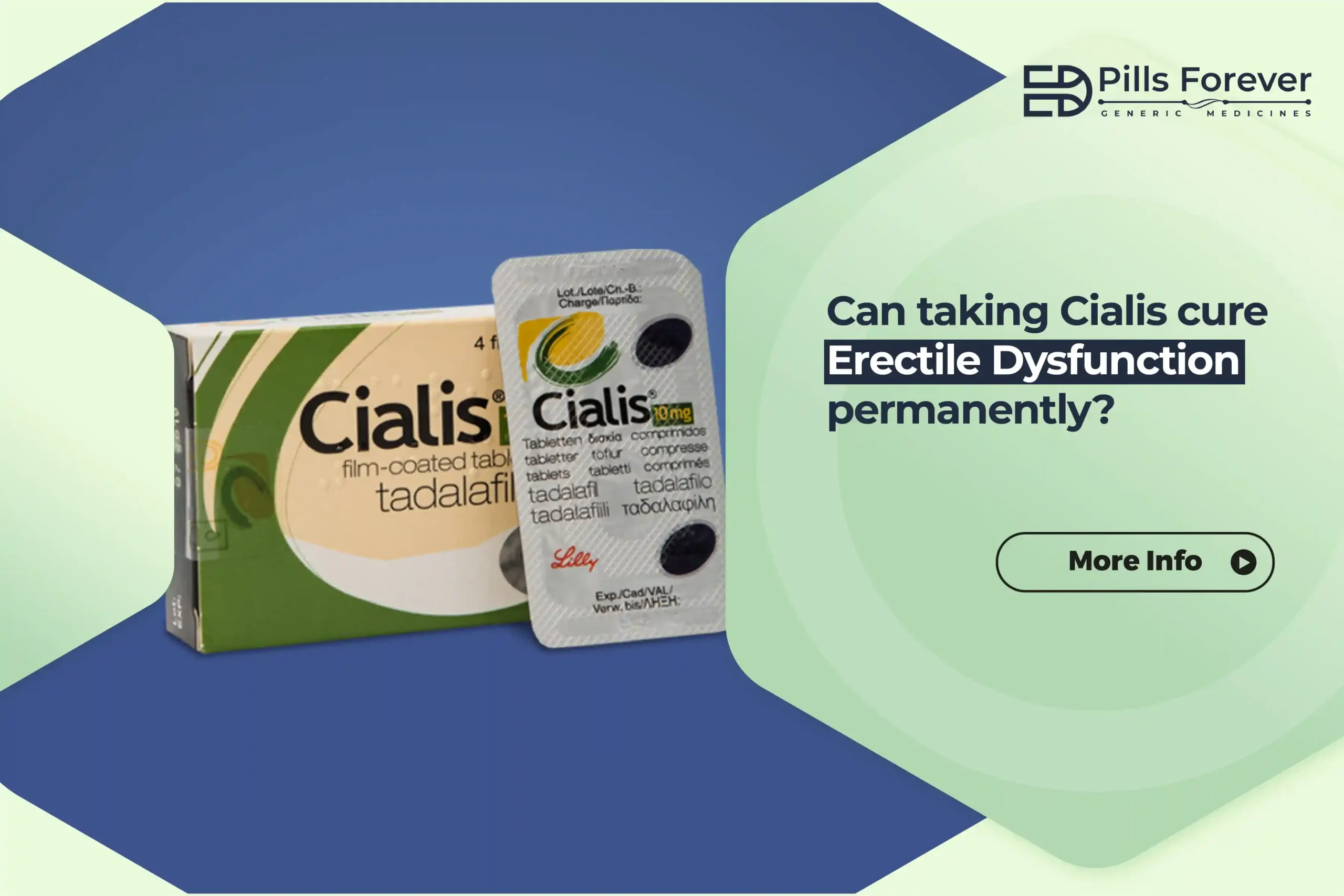 Can taking Cialis cure erectile dysfunction permanently