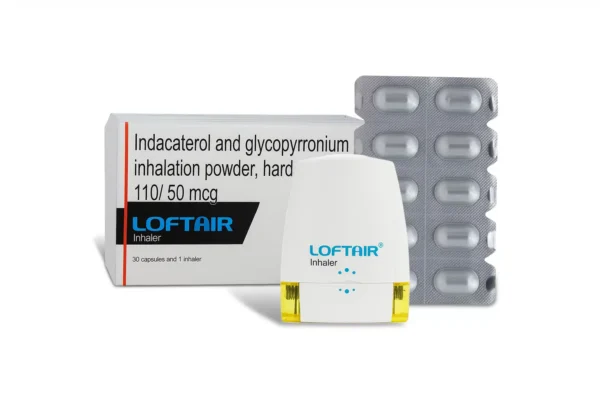 Loftair Inhaler 100 Mcg / 50 Mcg – Dual Bronchodilator