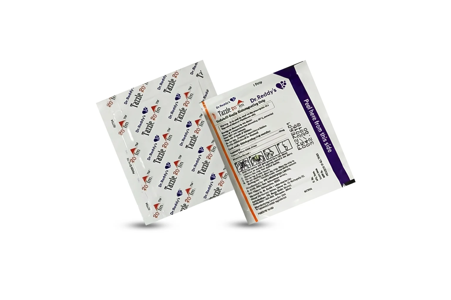 Tazzle 20 FM (Tadalafil Orally Disintegrating Strips) - Image 2