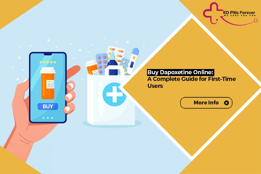 Dapoxetine tablets for premature ejaculation treatment available for online purchase