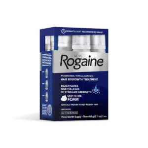 Rogaine Men's 5% Minoxidil Foam for Hair Regrowth (Male)