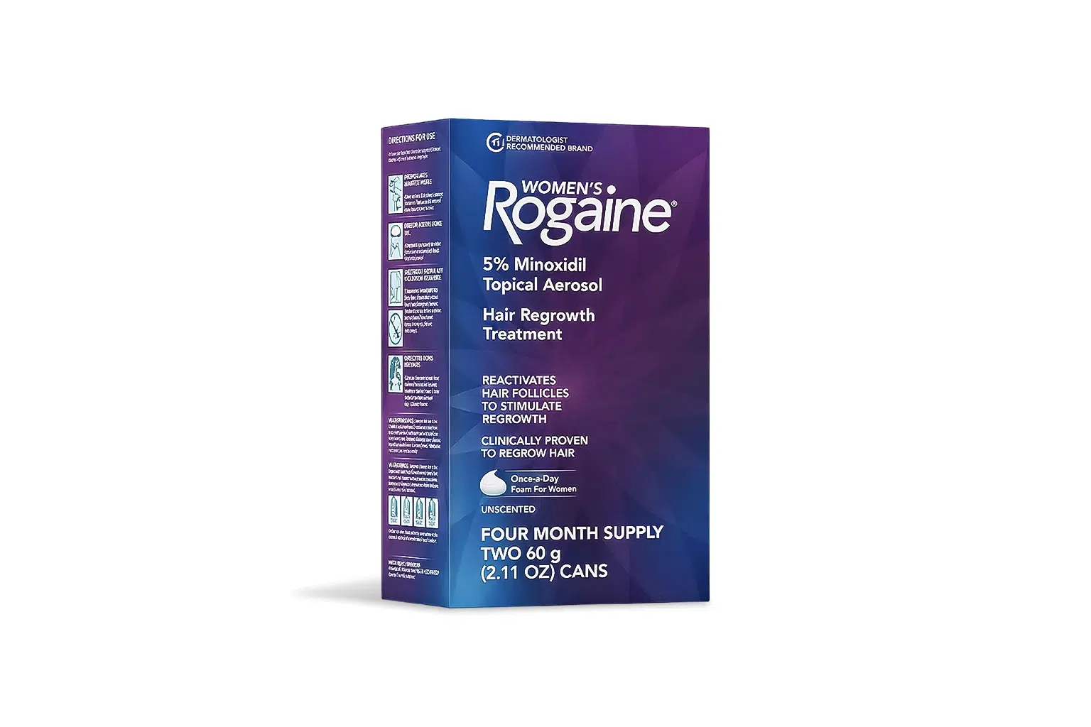 Rogaine Womens 5 Minoxidil Foam for Hair Regrowth Female 1 copy