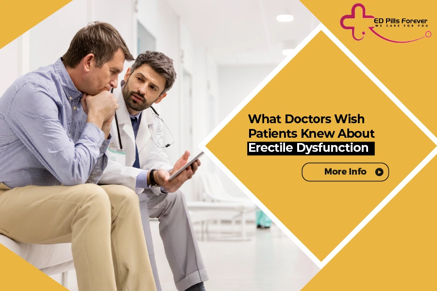 erectile dysfunction with a male patient in a clinic