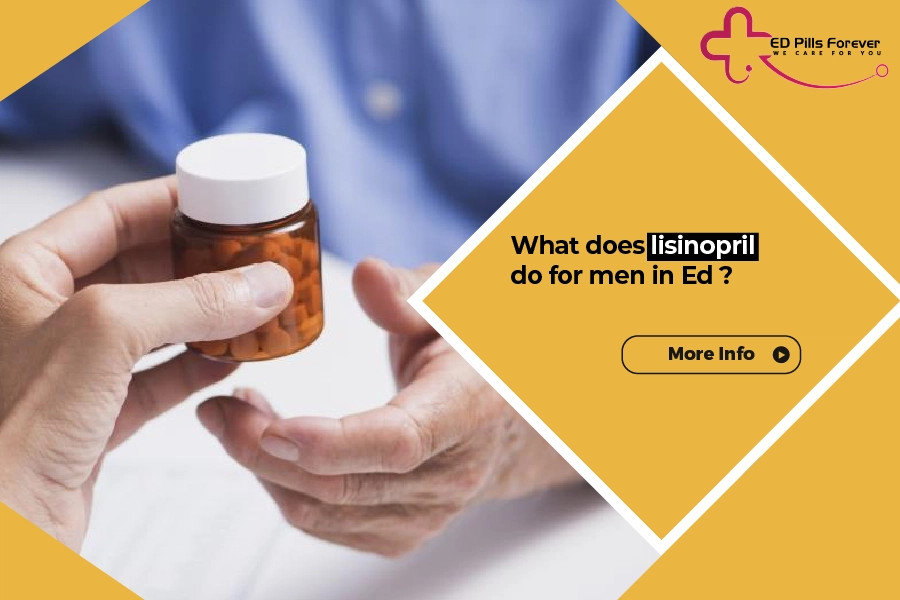What does lisinopril do for men Ed