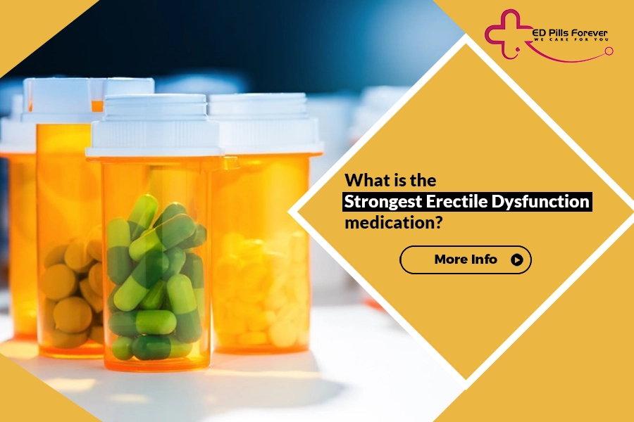 Various erectile dysfunction pills showing different strengths and treatment options for ED