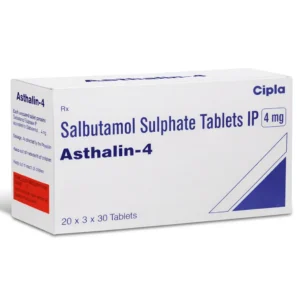 Asthalin 4 mg Tablet Salbutamol Bronchodilator by Cipla