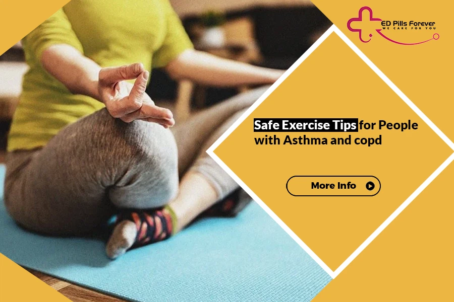 Woman Practicing Calm Fitness Routine with Exercise Tips for Asthma Support