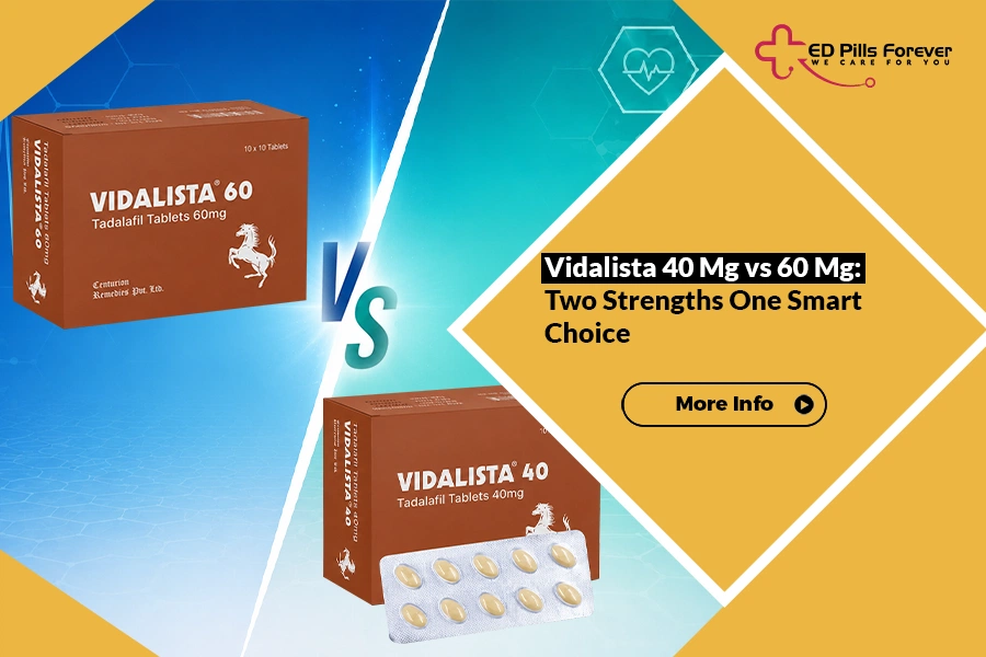 Vidalista 40 mg vs 60 mg tadalafil dosage comparison for long-lasting performance support