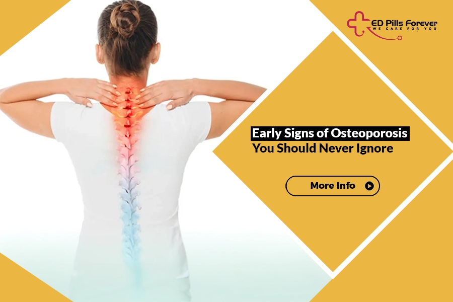 Early Signs of Osteoporosis featuring neck and back pain in women