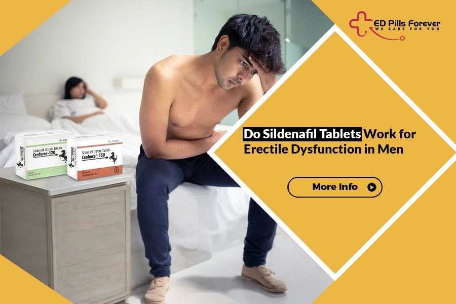 Men sitting with hand on head thinking do sildenafil tablets work for Erectile Dysfunction