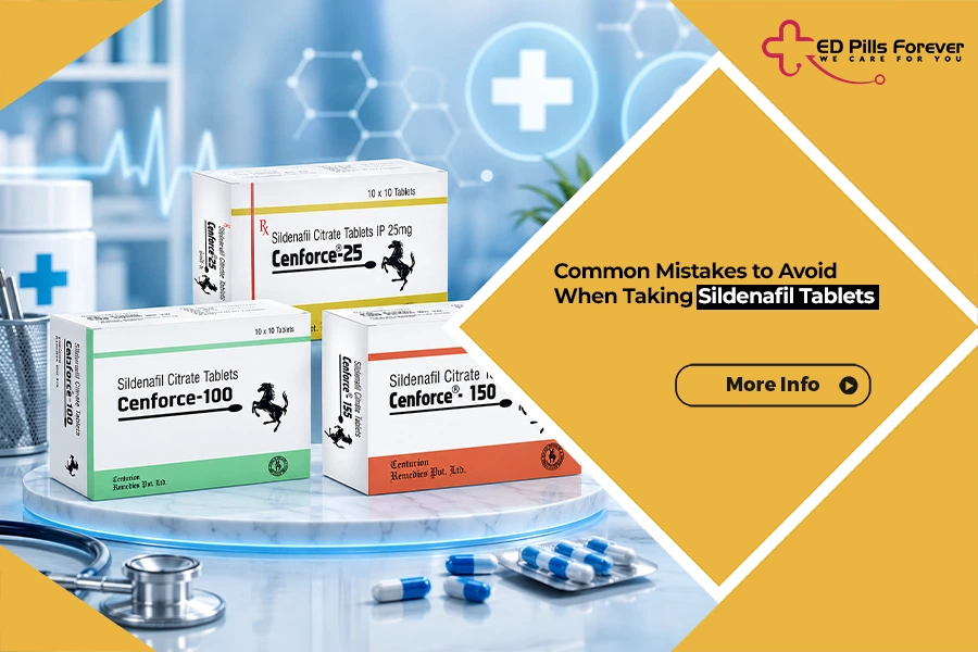 Common Mistakes Taking Sildenafil Tablets