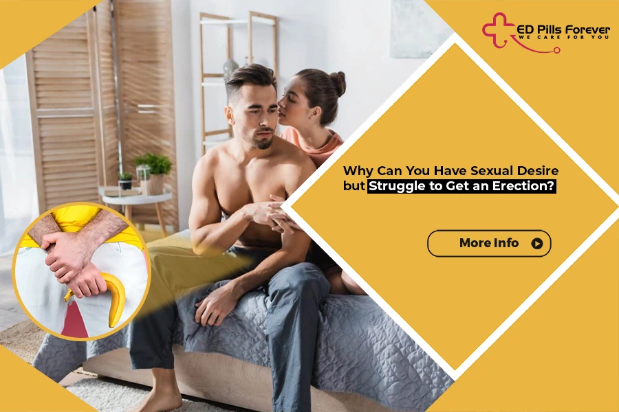 Sexual desire and difficulty getting an erection